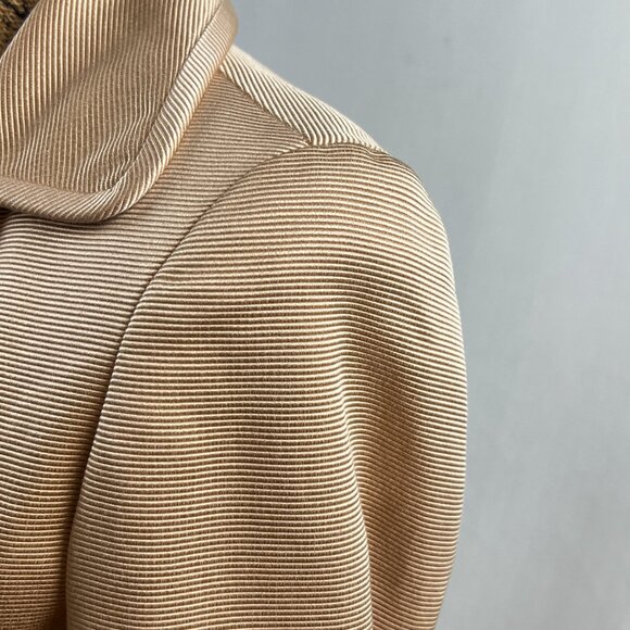 Talbots Tan Blazer Jacket Size 4 Petite Talbots Double Breasted - Picture 3 of 15